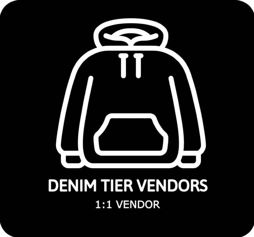 DENIM TIER VENDORS